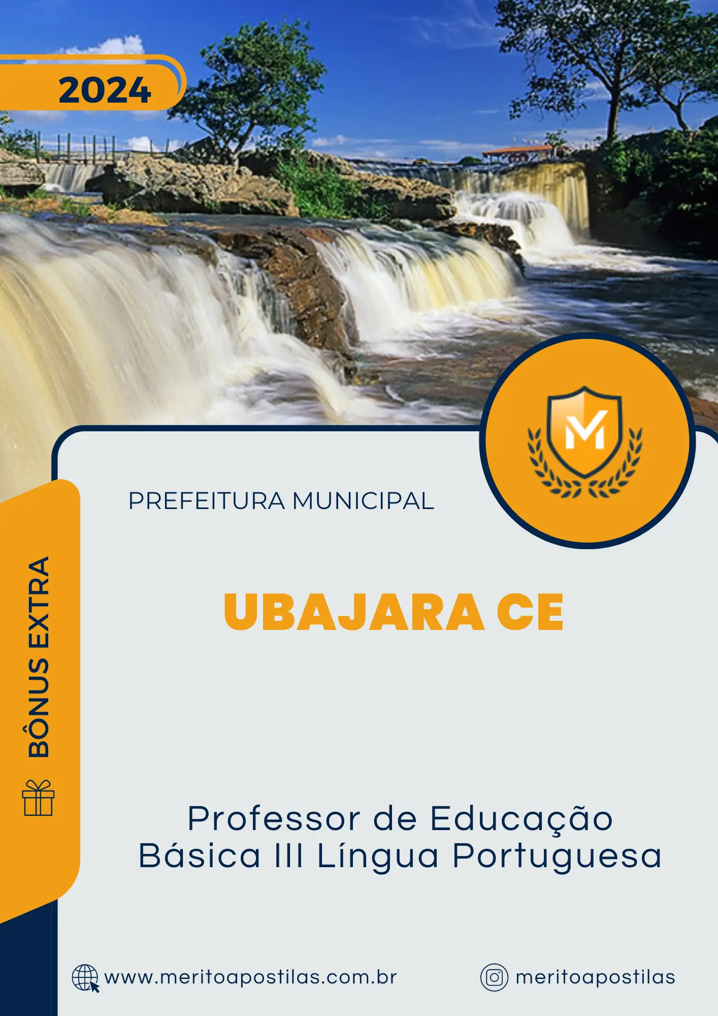 Apostila Professor de Educação Básica III Língua Portuguesa Prefeitura de Ubajara CE 2024