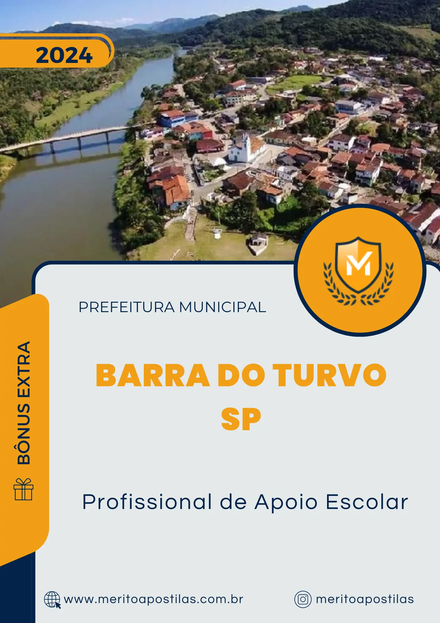 Apostila Profissional de Apoio Escolar Prefeitura de Barra do Turvo SP 2024