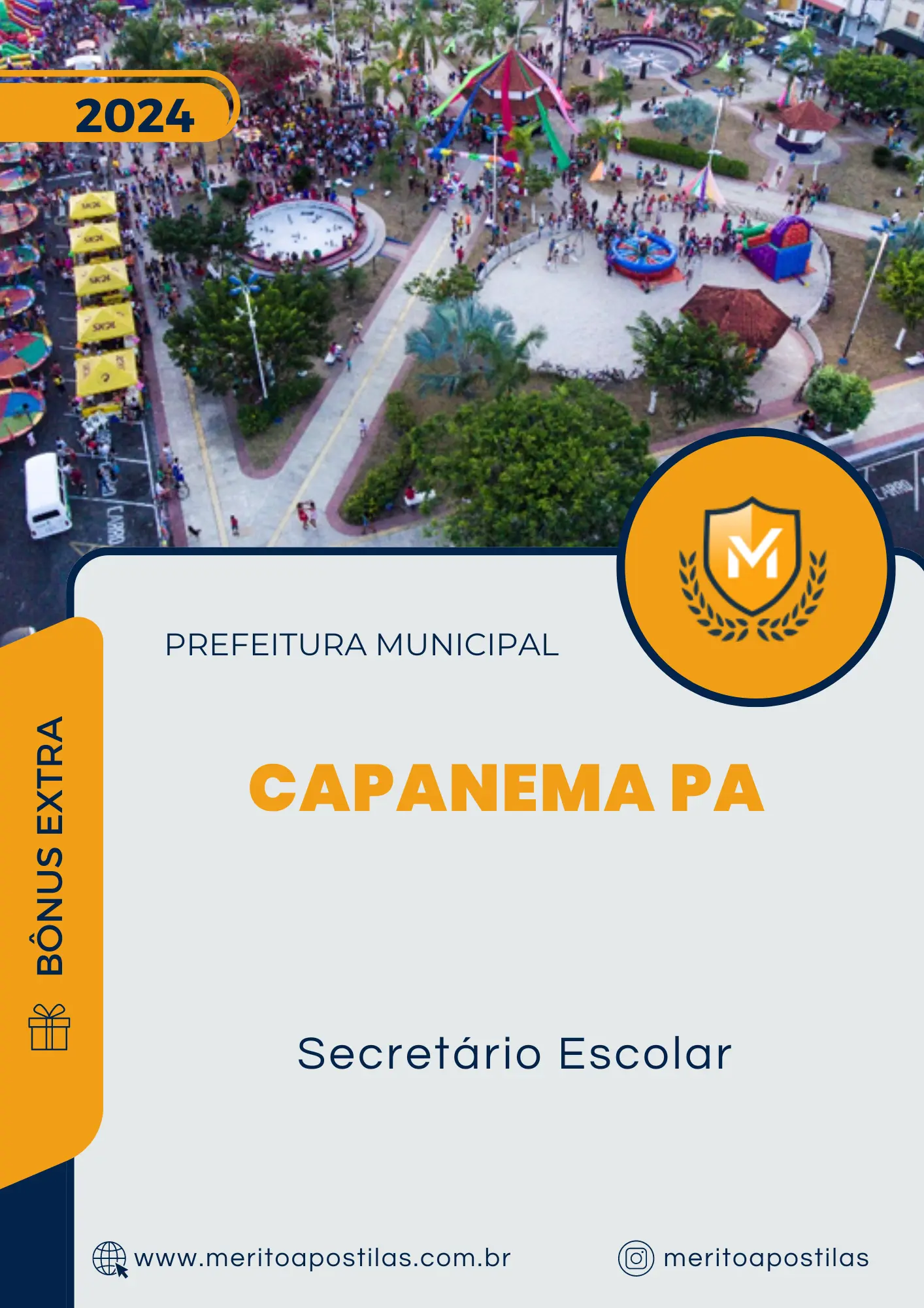 Apostila Secretário Escolar Prefeitura de Capanema PA 2024