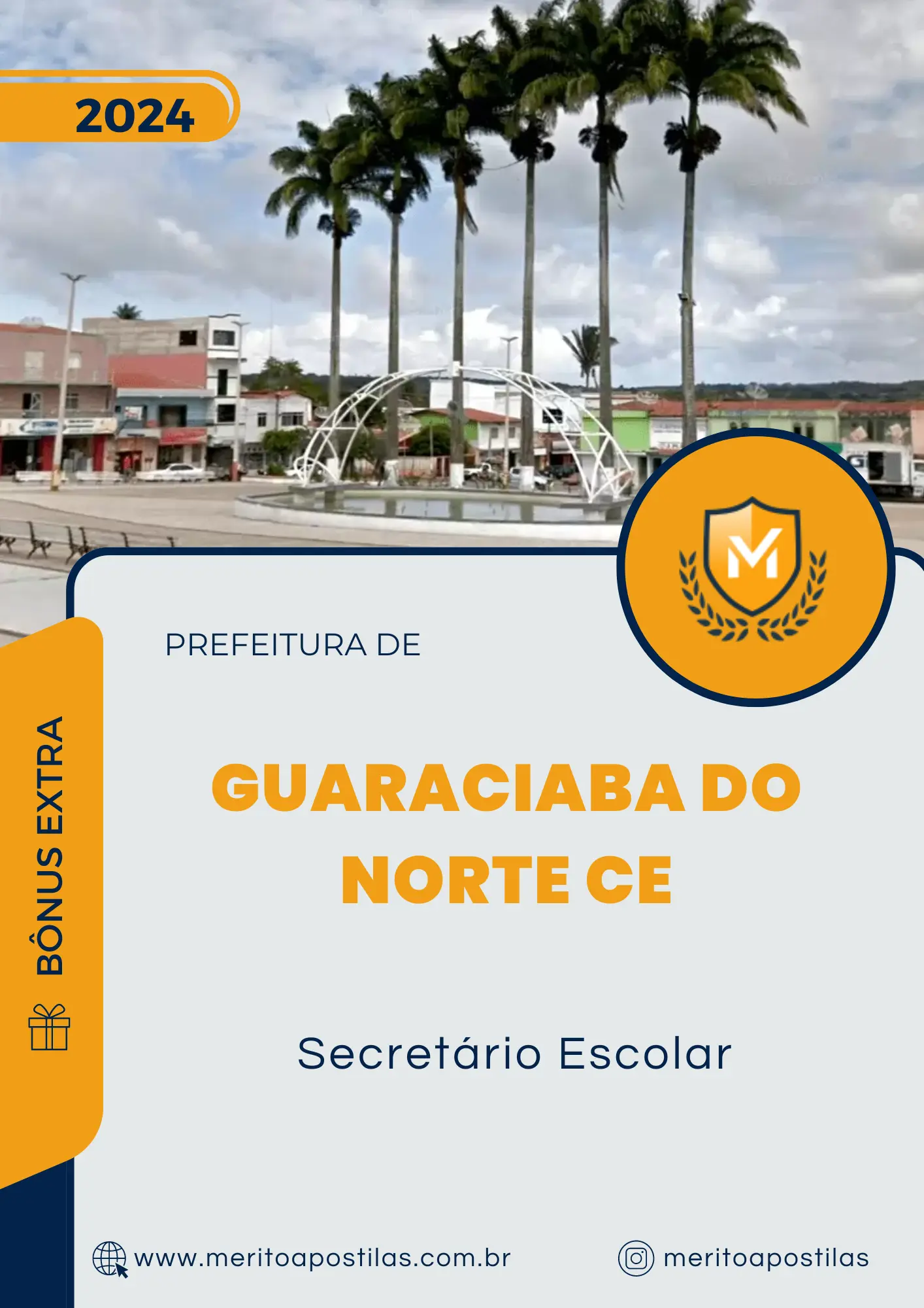 Apostila Secretário Escolar Prefeitura de Guaraciaba do Norte CE 2024