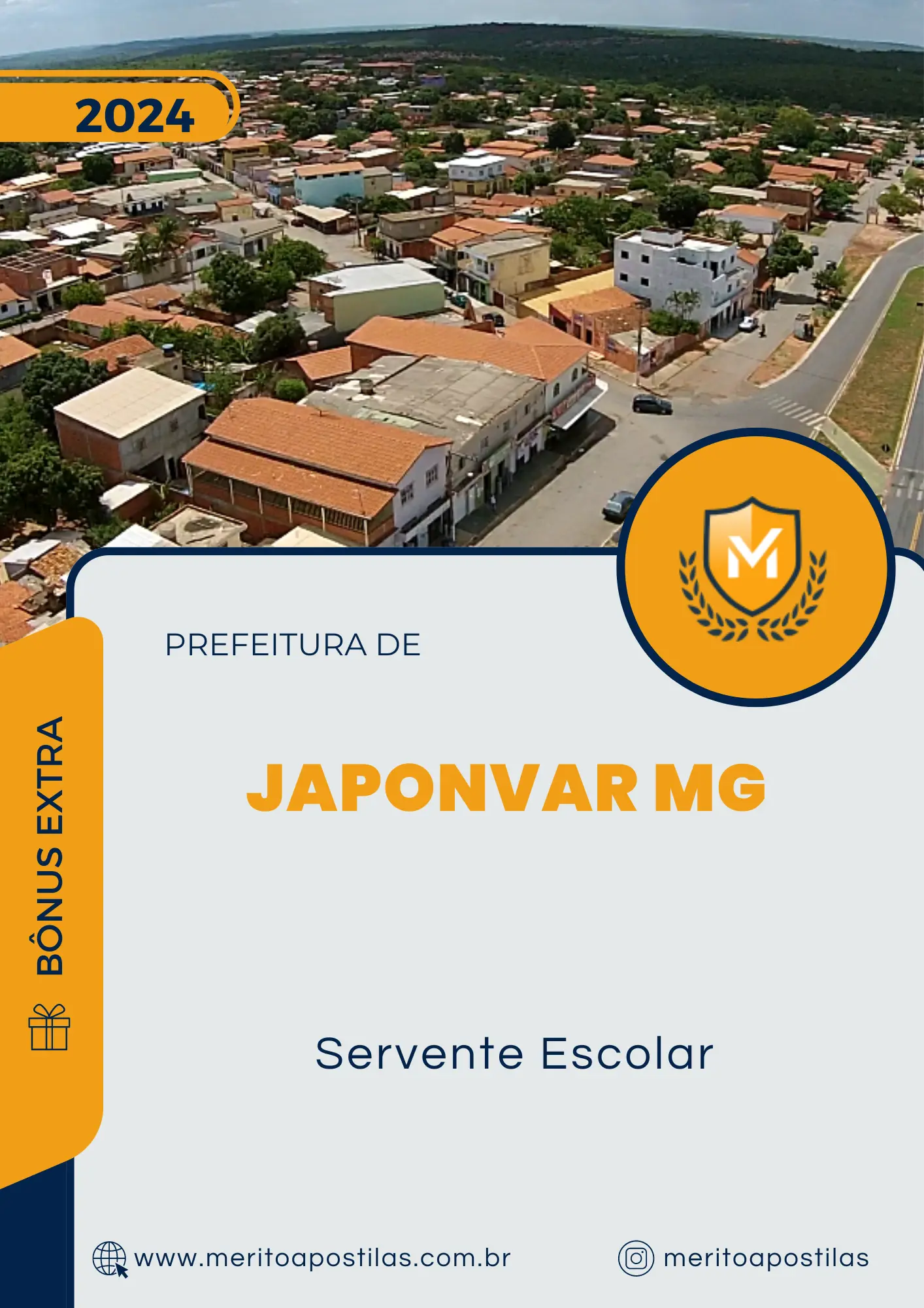 Apostila Servente Escolar Prefeitura de Japonvar MG 2024