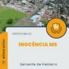 Apostila Servente de Pedreiro Prefeitura de Inocência MS 2024