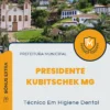 Apostila Técnico Em Higiene Dental Prefeitura de Presidente Kubitschek MG 2024