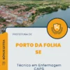 Apostila Técnico em Enfermagem CAPS Prefeitura de Porto da Folha SE 2024