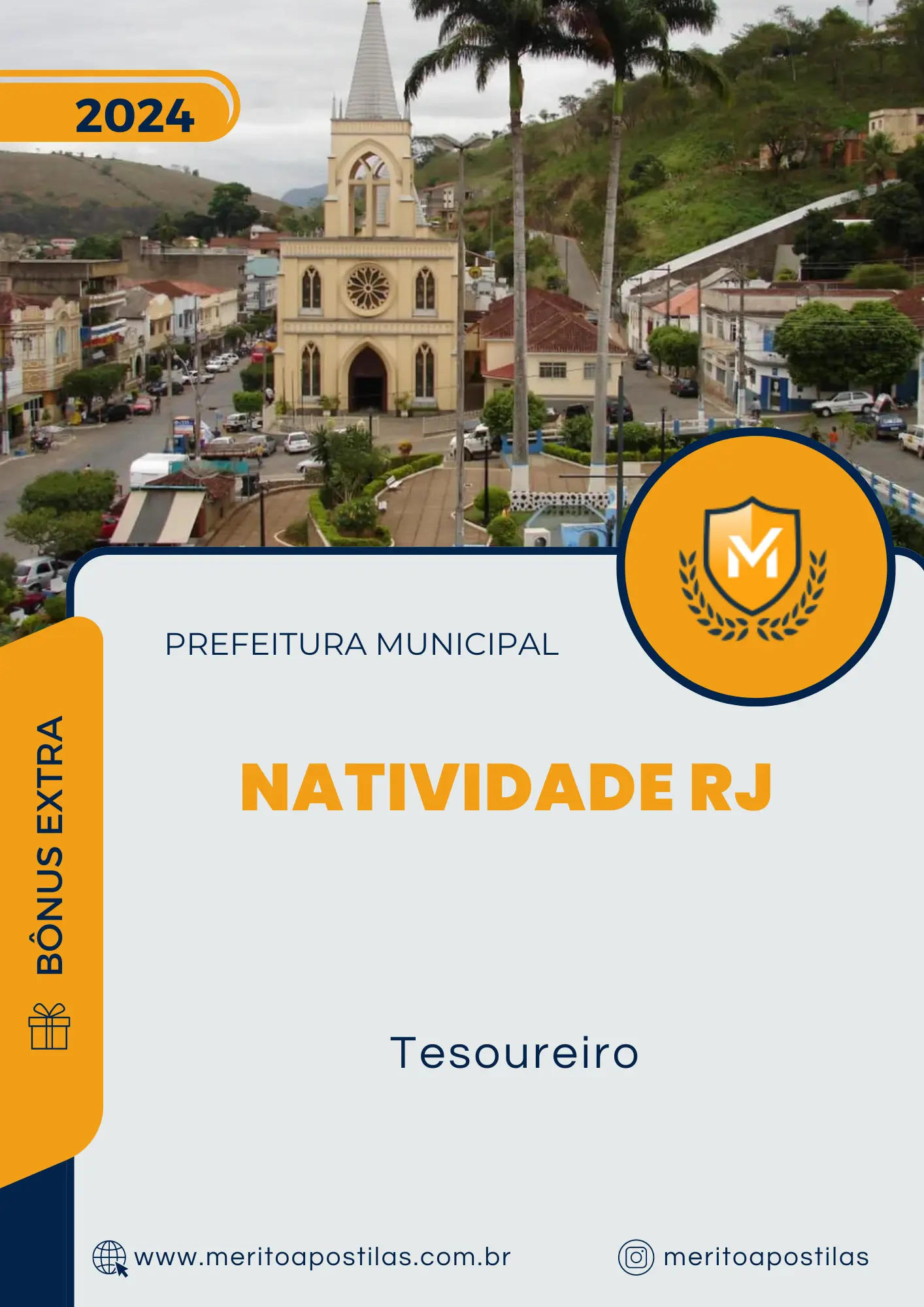 Apostila Tesoureiro Prefeitura Natividade RJ 2024