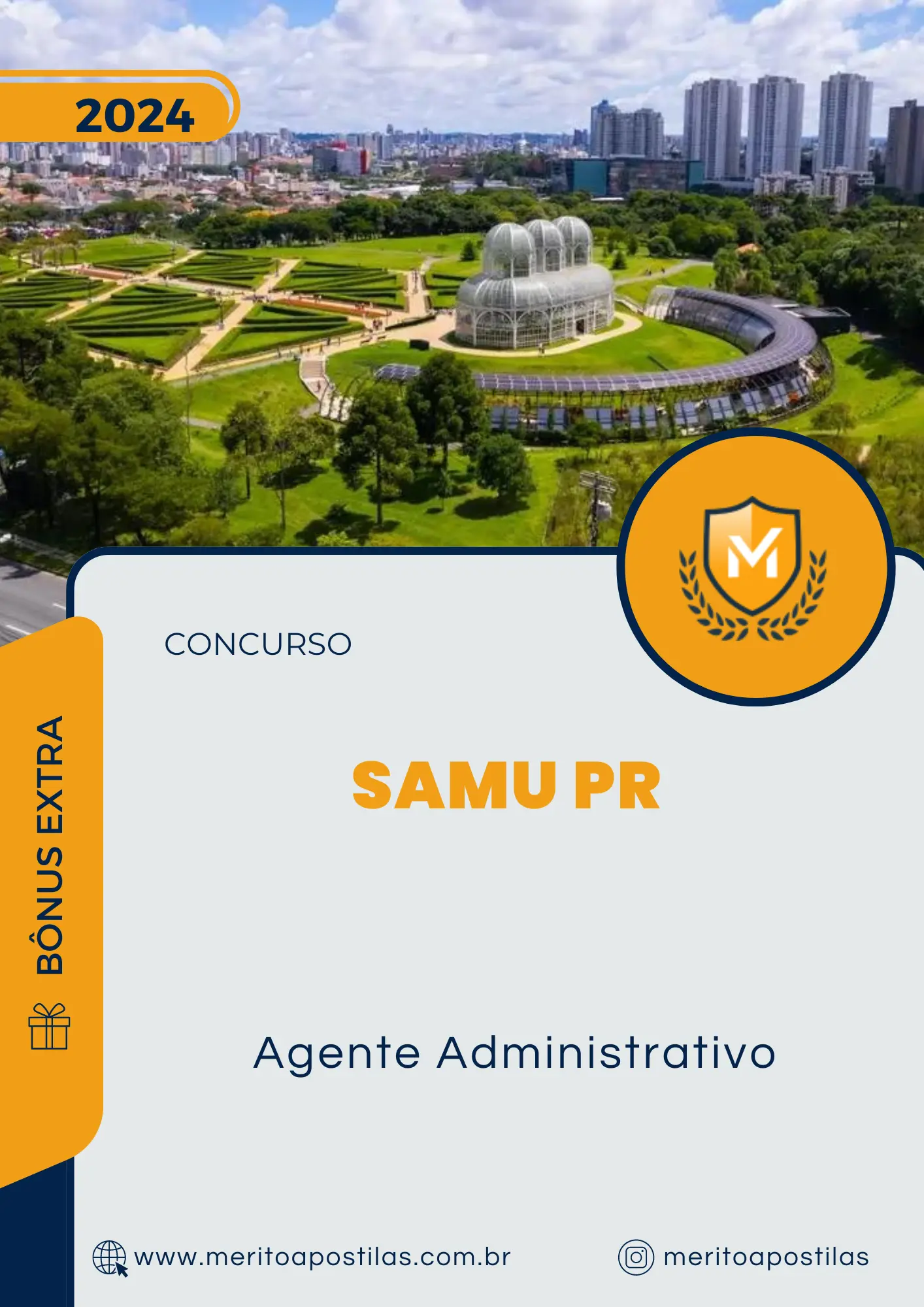 Apostila Agente Administrativo Concurso SAMU PR 2024
