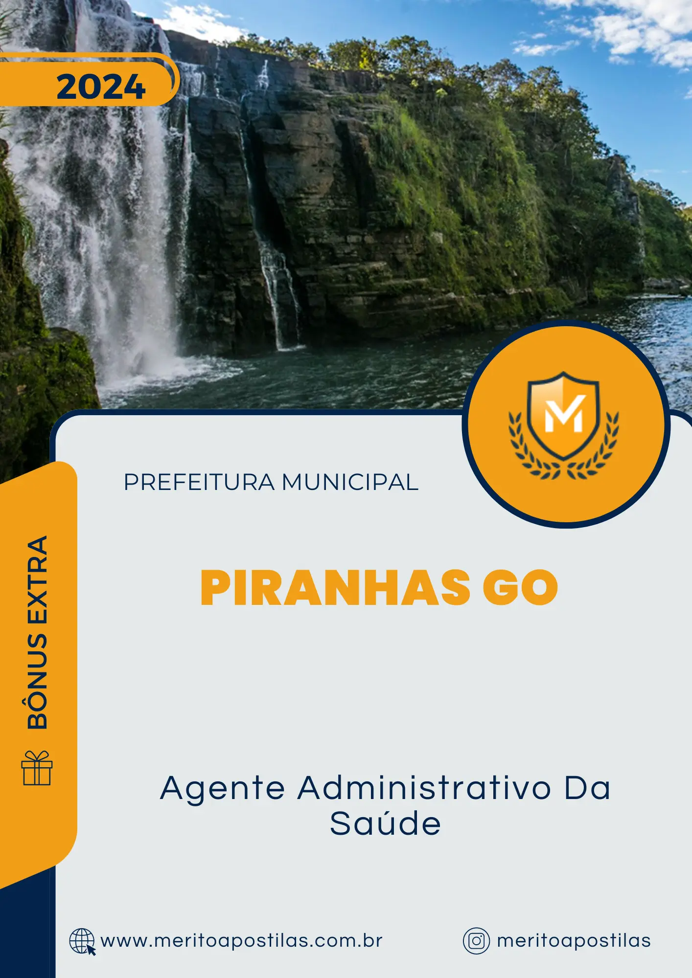 Apostila Agente Administrativo Da Saúde Prefeitura de Piranhas GO 2024