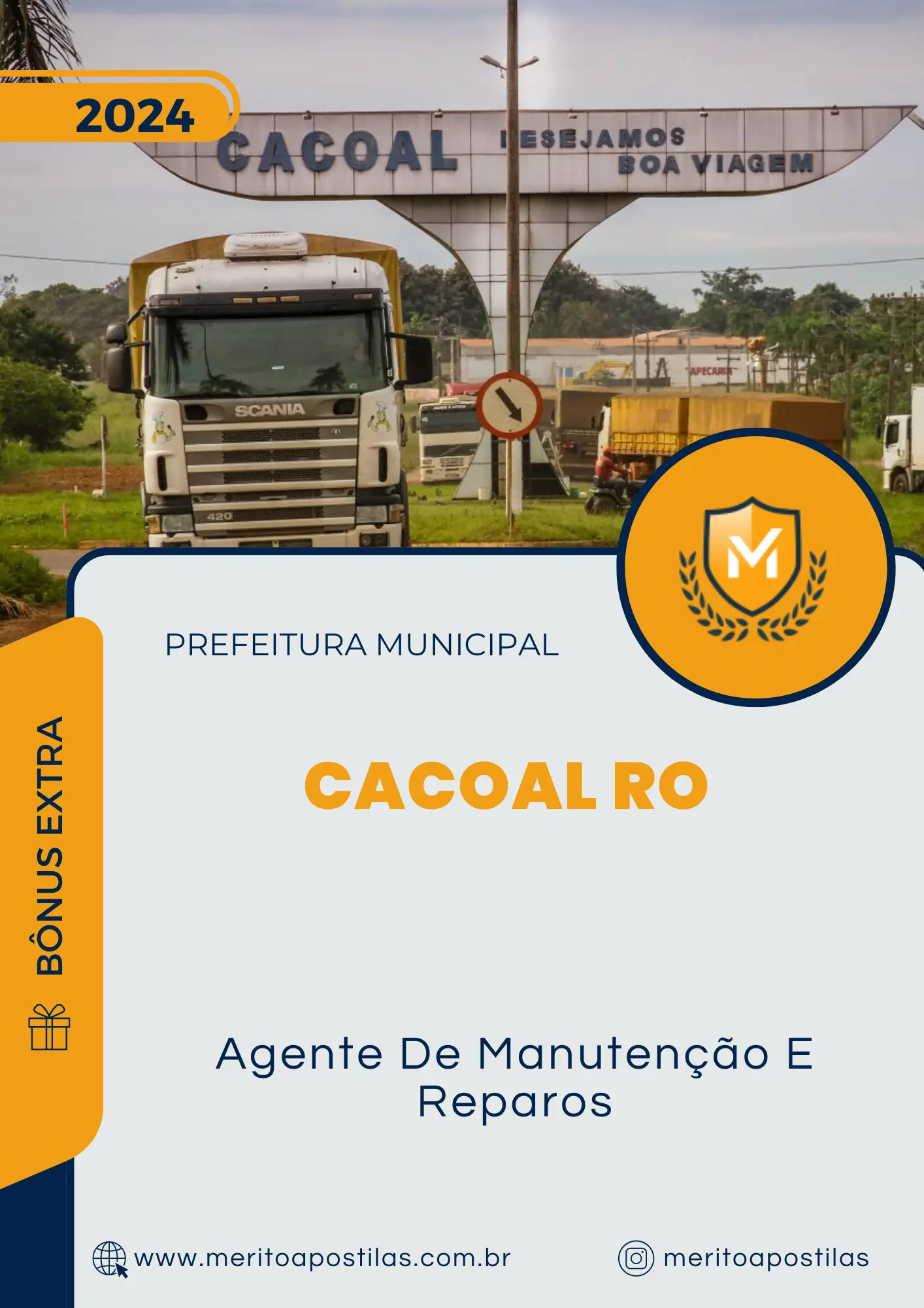 Apostila Agente De Manutenção E Reparos Prefeitura de Cacoal RO 2024