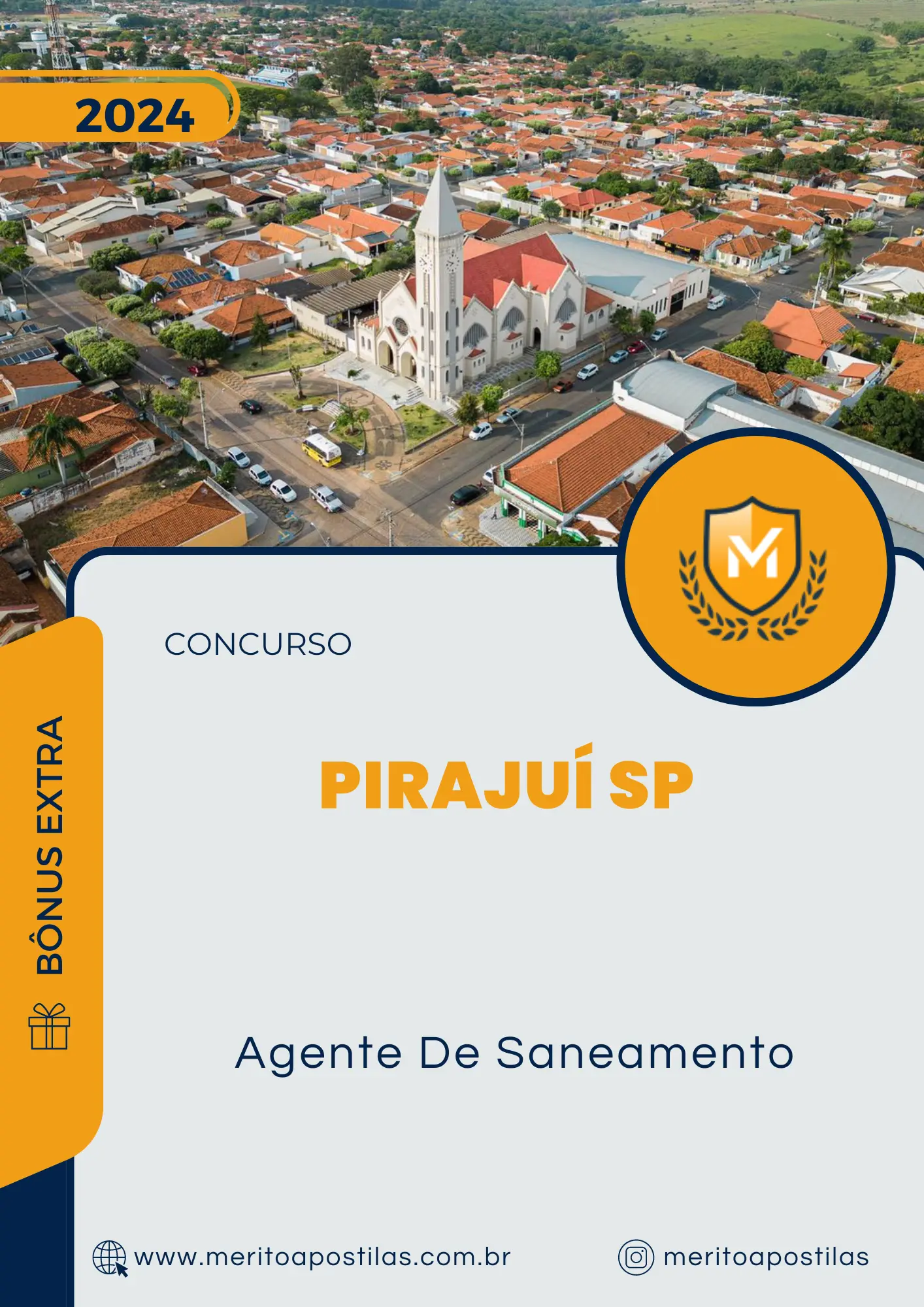 Apostila Agente De Saneamento Concurso Pirajuí SP 2024