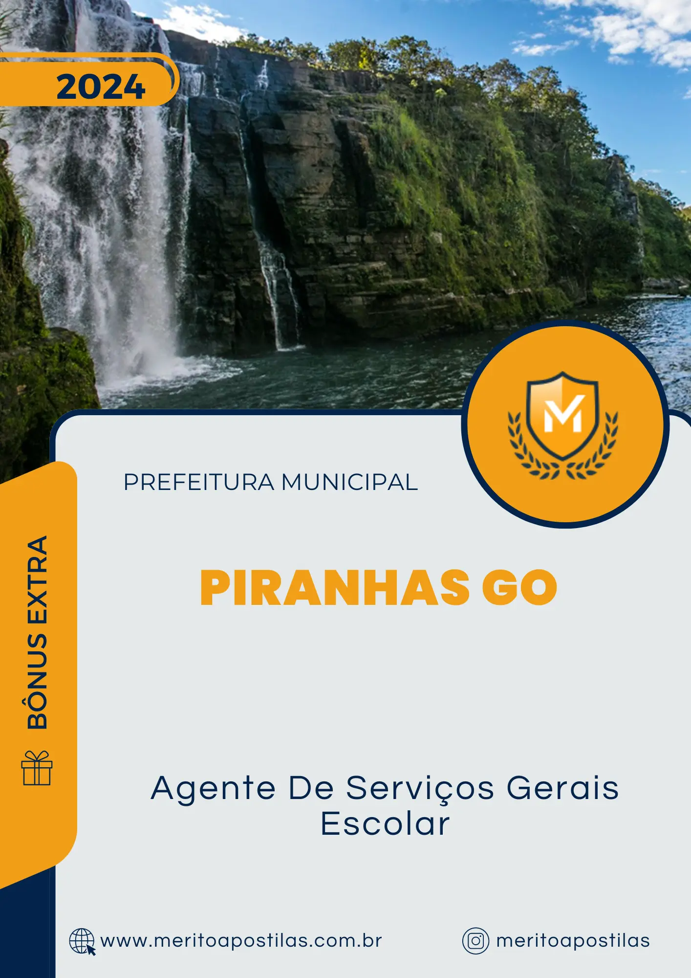 Apostila Agente De Serviços Gerais Escolar Prefeitura de Piranhas GO 2024