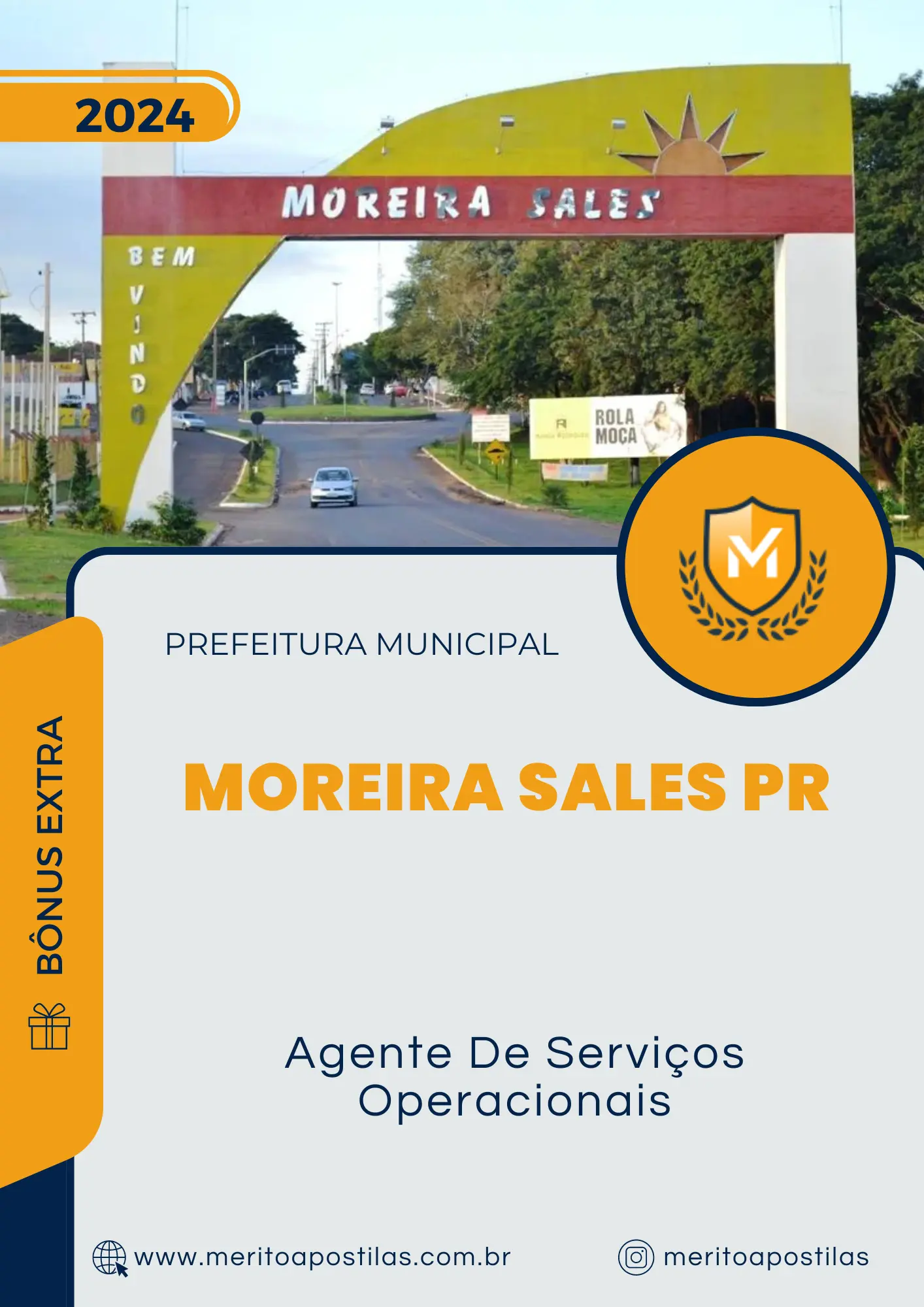 Apostila Agente De Serviços Operacionais Prefeitura de Moreira Sales PR 2024