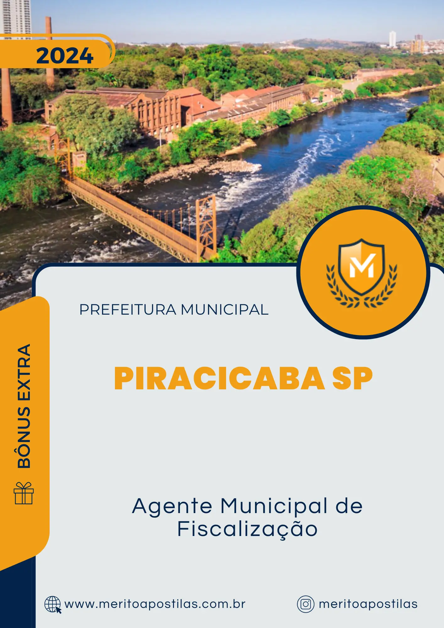 Apostila Agente Municipal de Fiscalização Prefeitura de Piracicaba SP 2024