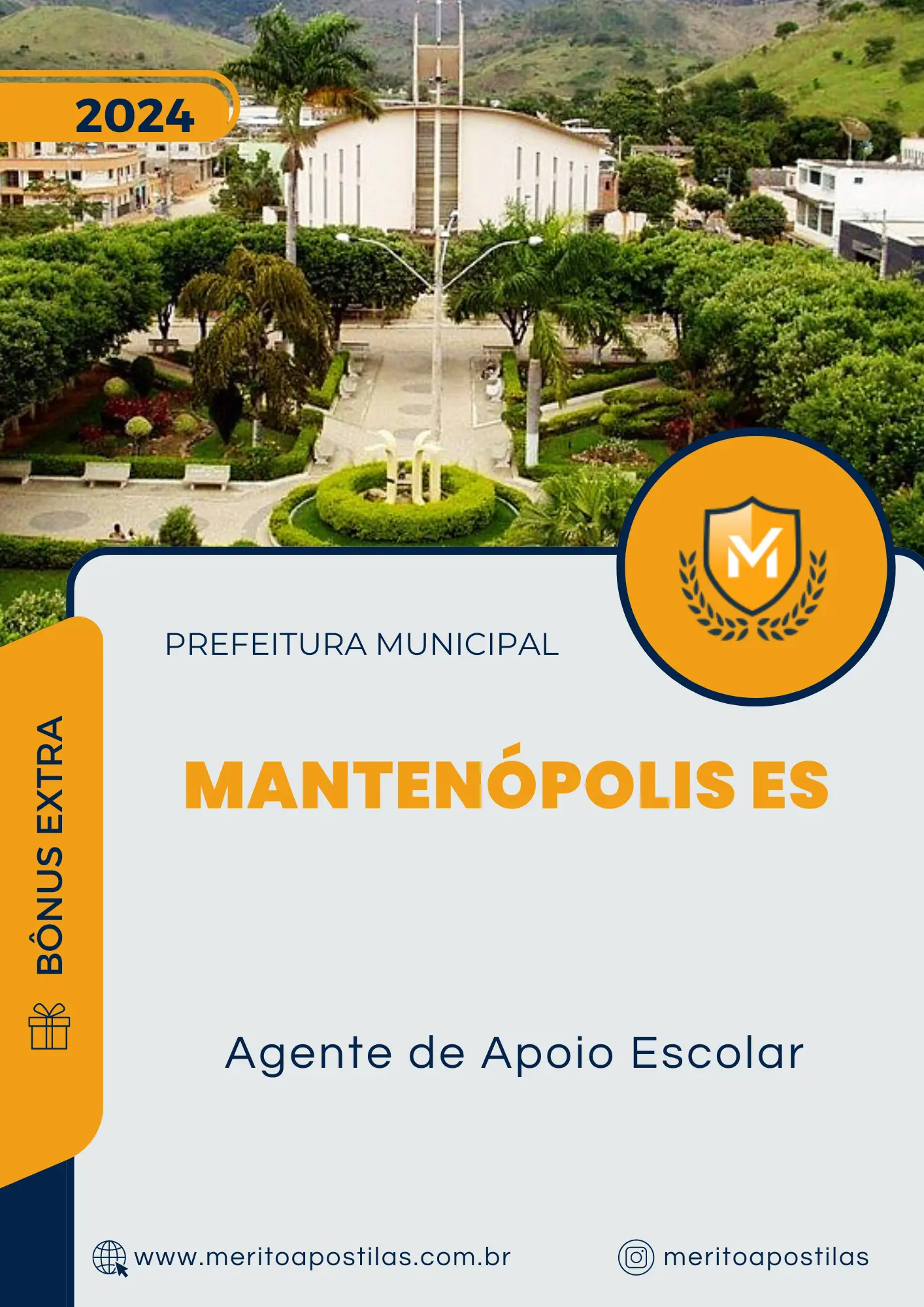 Apostila Agente de Apoio Escolar Prefeitura de Mantenópolis ES 2024