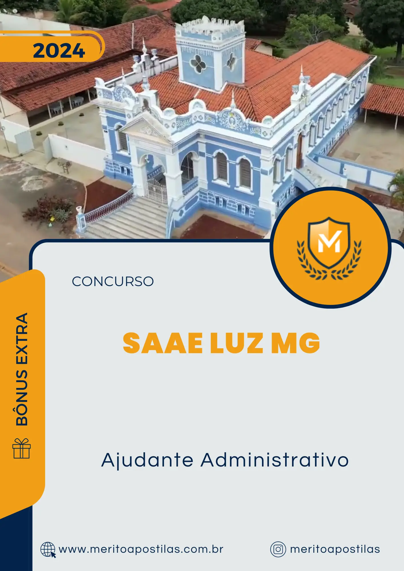 Apostila Ajudante Administrativo Concurso SAAE Luz MG 2024