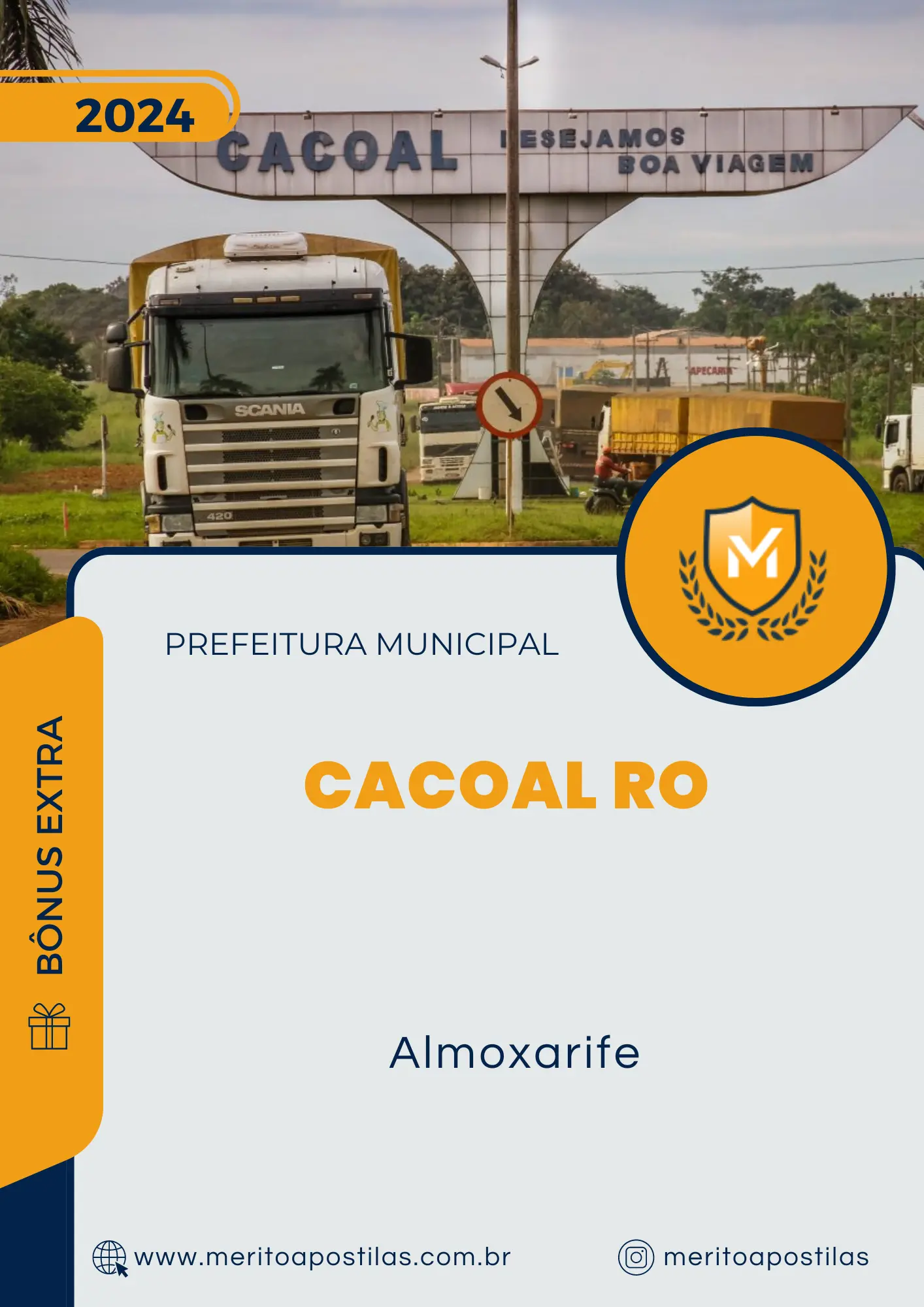 Apostila Almoxarife Prefeitura de Cacoal RO 2024