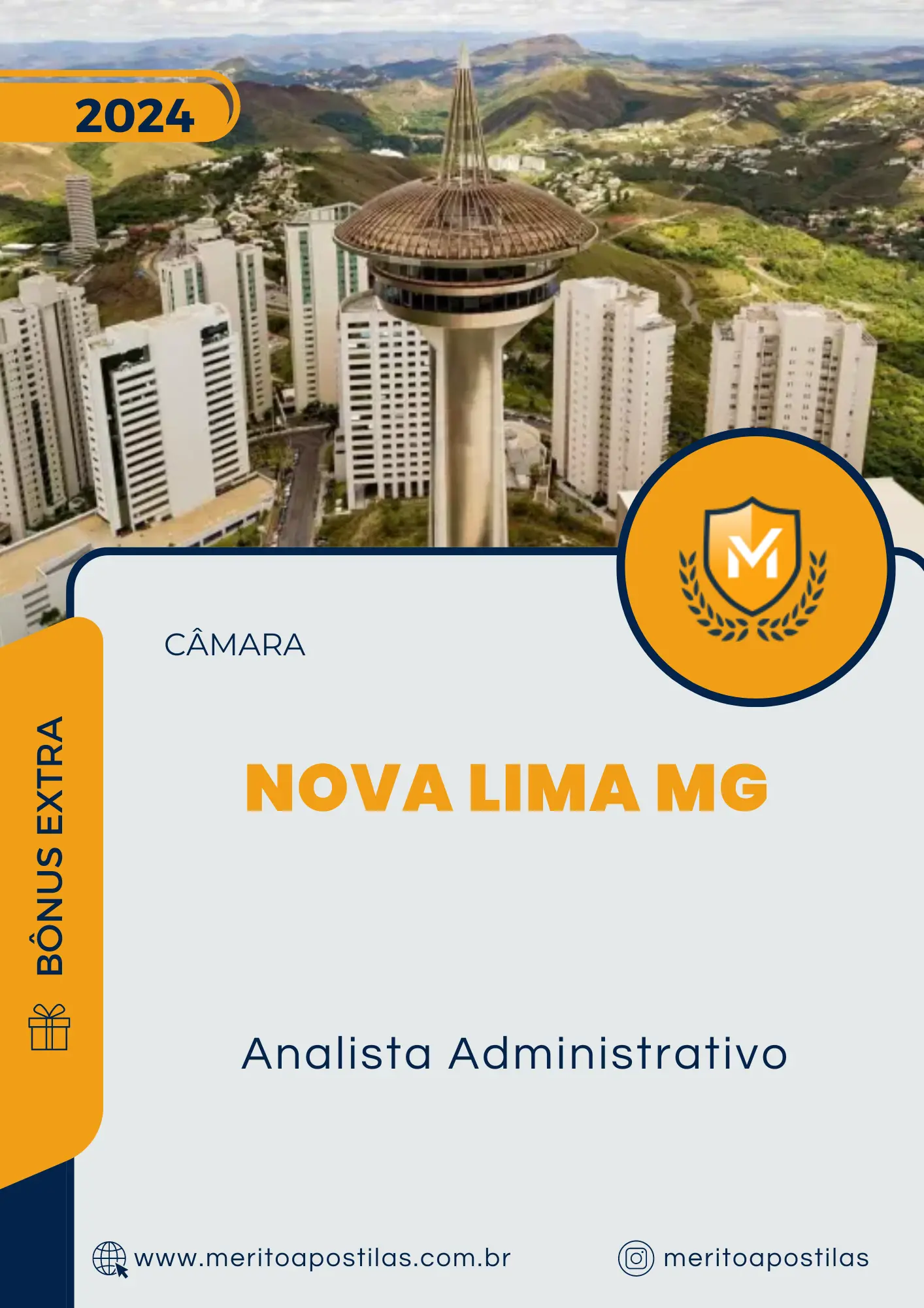 Apostila Analista Administrativo Câmara de Nova Lima MG 2024