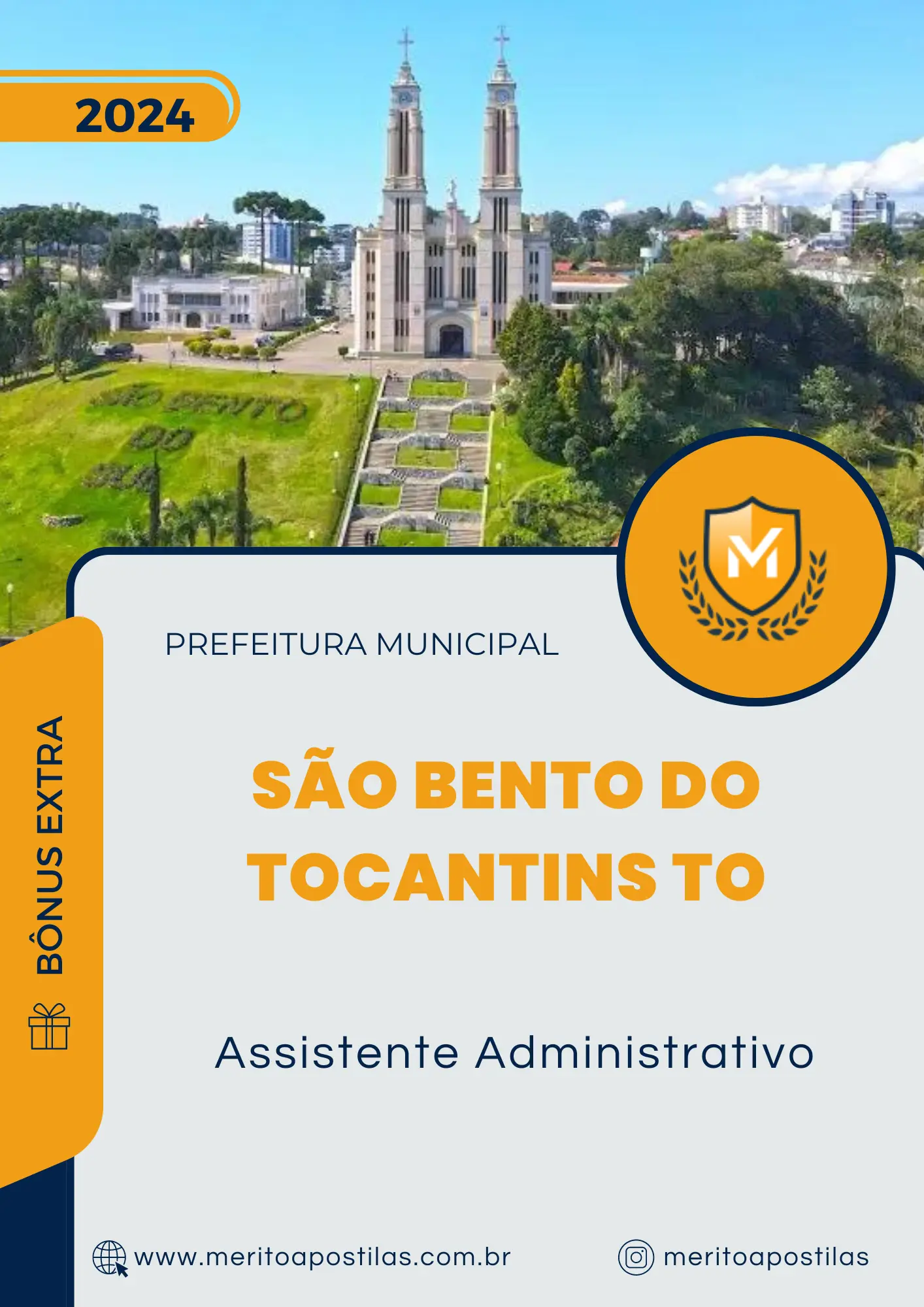 Apostila Assistente Administrativo Prefeitura de São Bento do Tocantins TO 2024