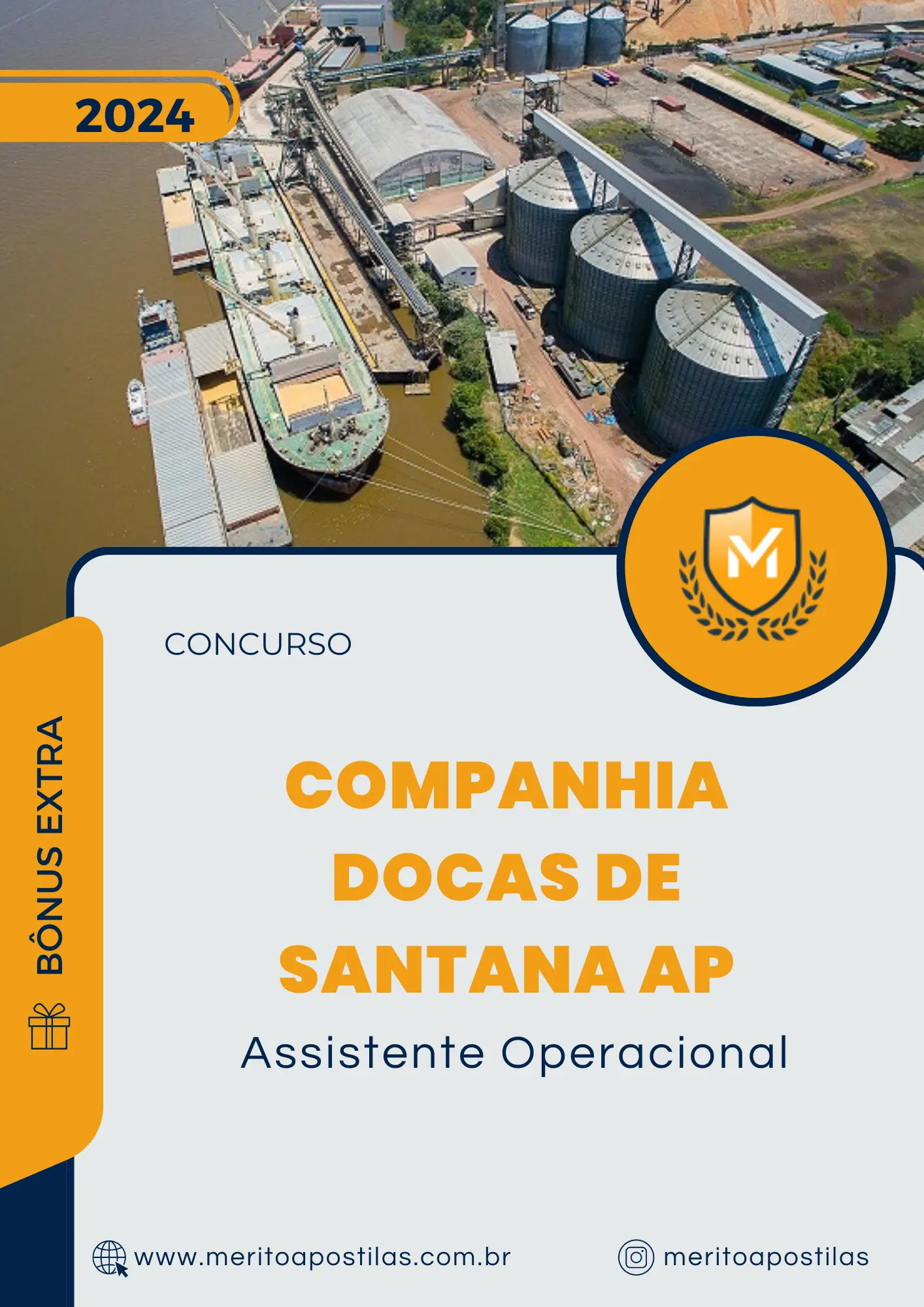 Apostila Assistente Operacional Concurso Companhia Docas de Santana AP 2024