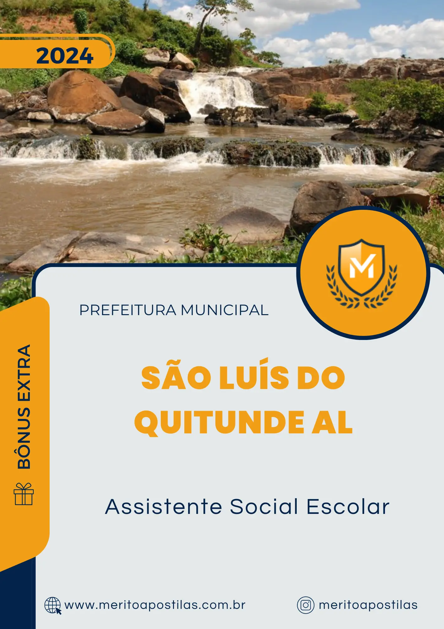 Apostila Assistente Social Escolar Prefeitura de São Luís do Quitunde AL 2024