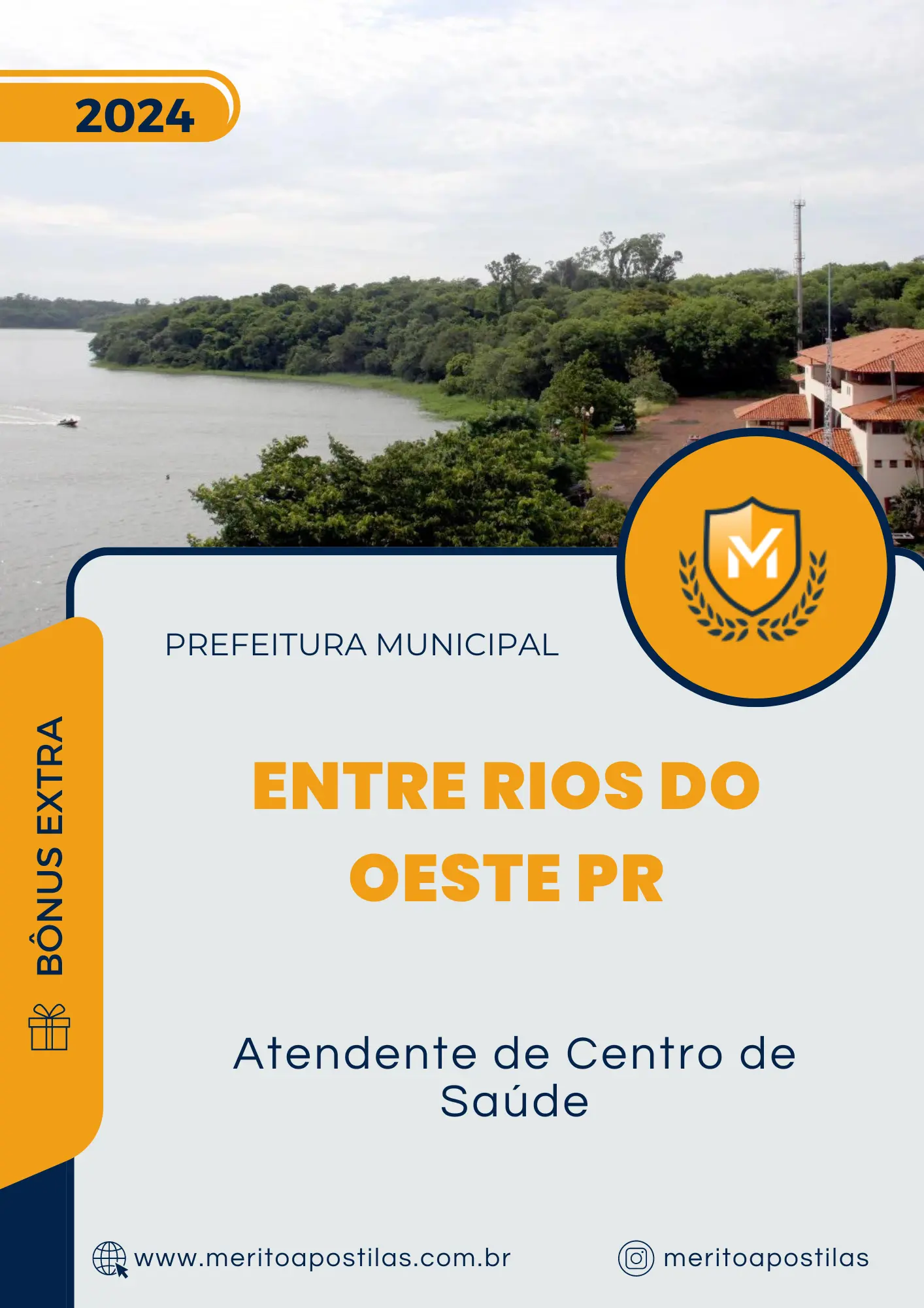 Apostila Atendente de Centro de Saúde Prefeitura de Entre Rios do Oeste PR 2024