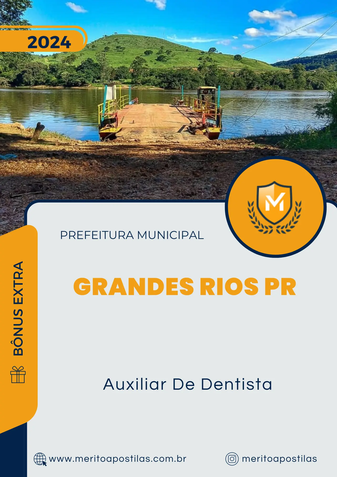 Apostila Auxiliar De Dentista Prefeitura de Grandes Rios PR 2024