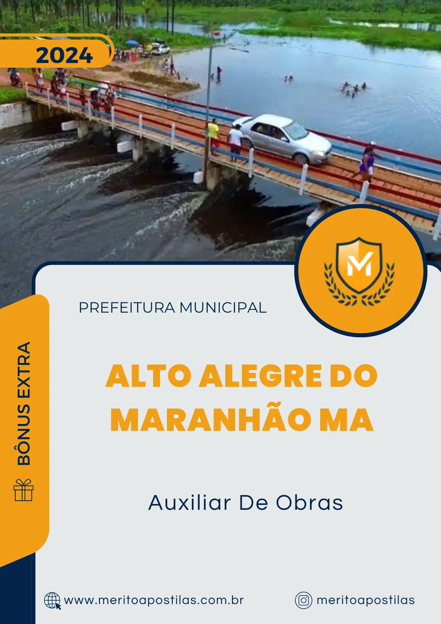 Apostila Auxiliar De Obras Prefeitura de Alto Alegre do Maranhão MA 2024