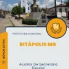 Apostila Auxiliar De Secretaria Escolar Prefeitura de Ritápolis MG 2024