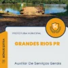 Apostila Auxiliar De Serviços Gerais Prefeitura de Grandes Rios PR 2024