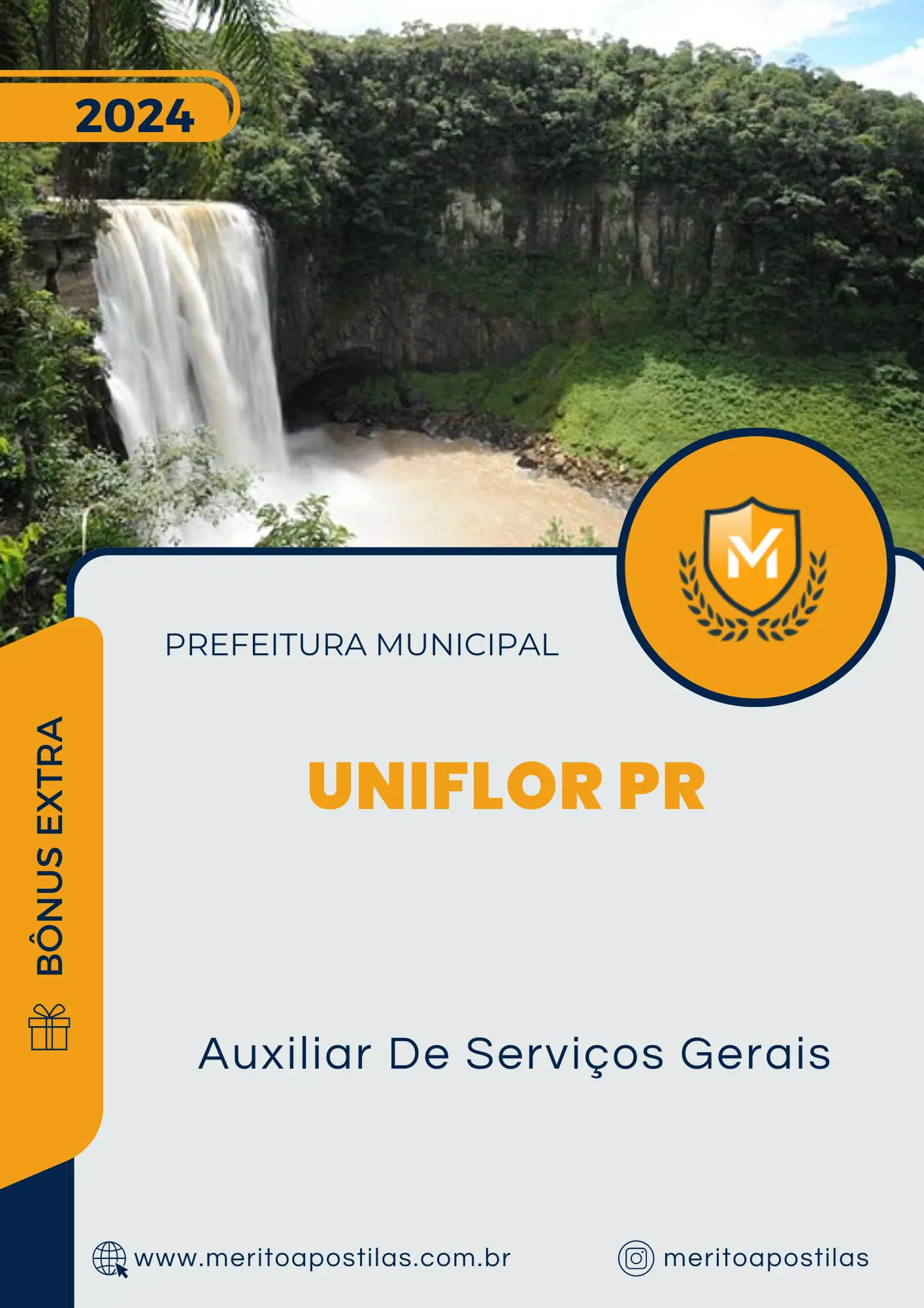 Apostila Auxiliar De Serviços Gerais Prefeitura de Uniflor PR 2024