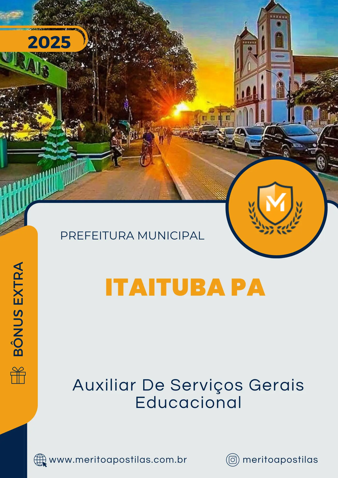 Apostila Auxiliar De Serviços Gerais Educacional Prefeitura de Itaituba PA 2025