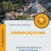 Apostila Auxiliar De Serviços Odontológicos Prefeitura de Consolação MG 2024