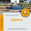 Apostila Auxiliar de Saúde Bucal Prefeitura de Iomerê SC 2024