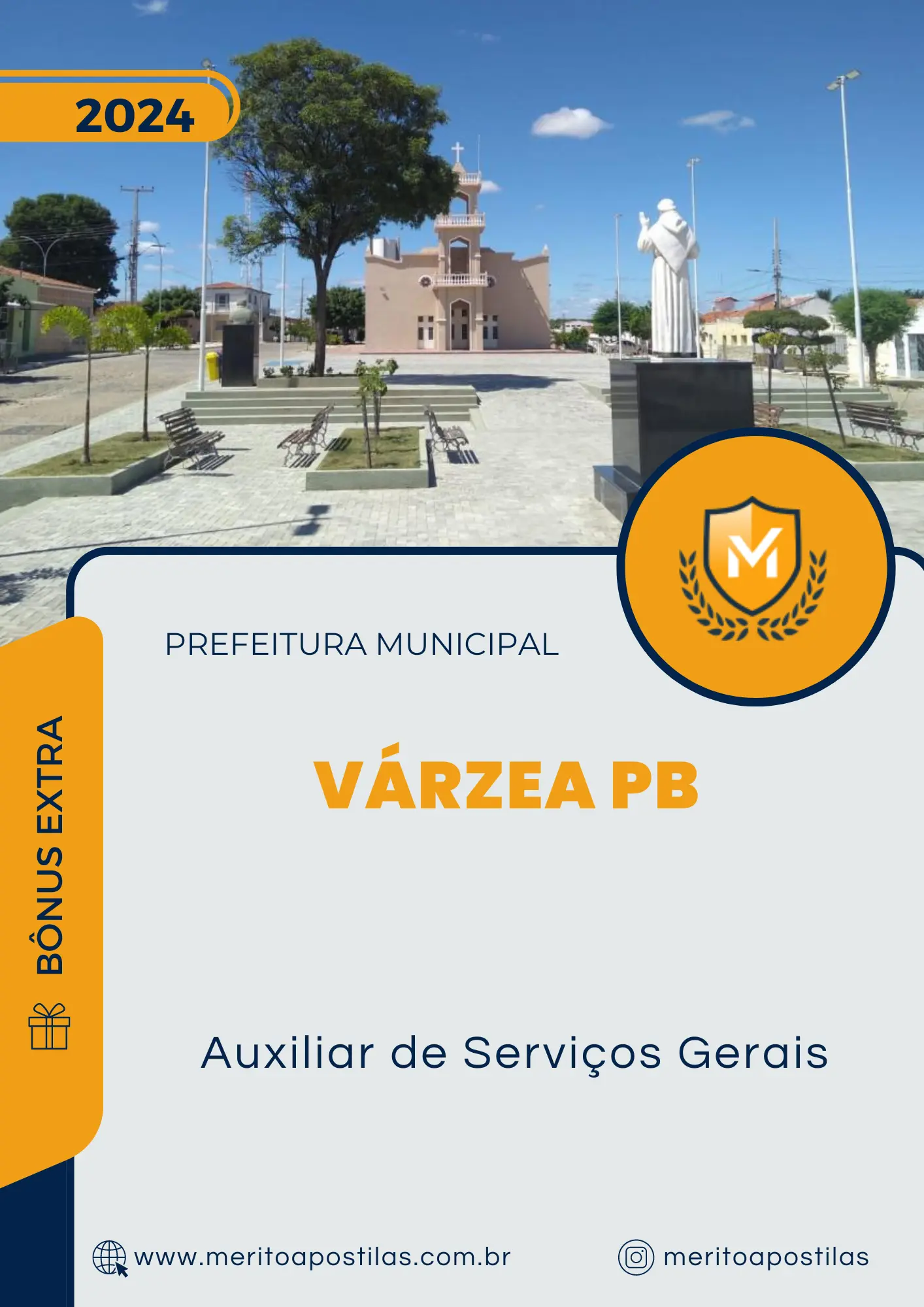 Apostila Auxiliar de Serviços Gerais Prefeitura de Várzea PB 2024