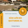 Apostila Carpinteiro Prefeitura de São Luís do Quitunde AL 2024