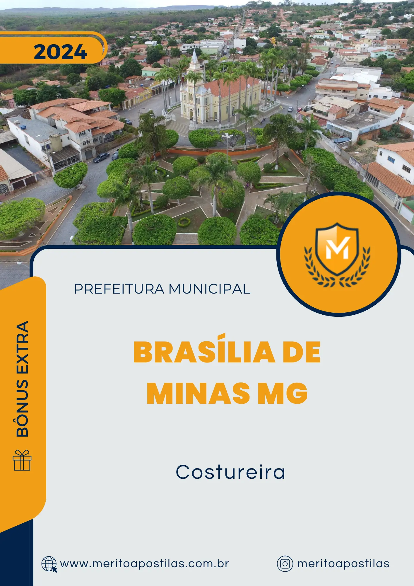 Apostila Costureira Prefeitura de Brasília de Minas MG 2024