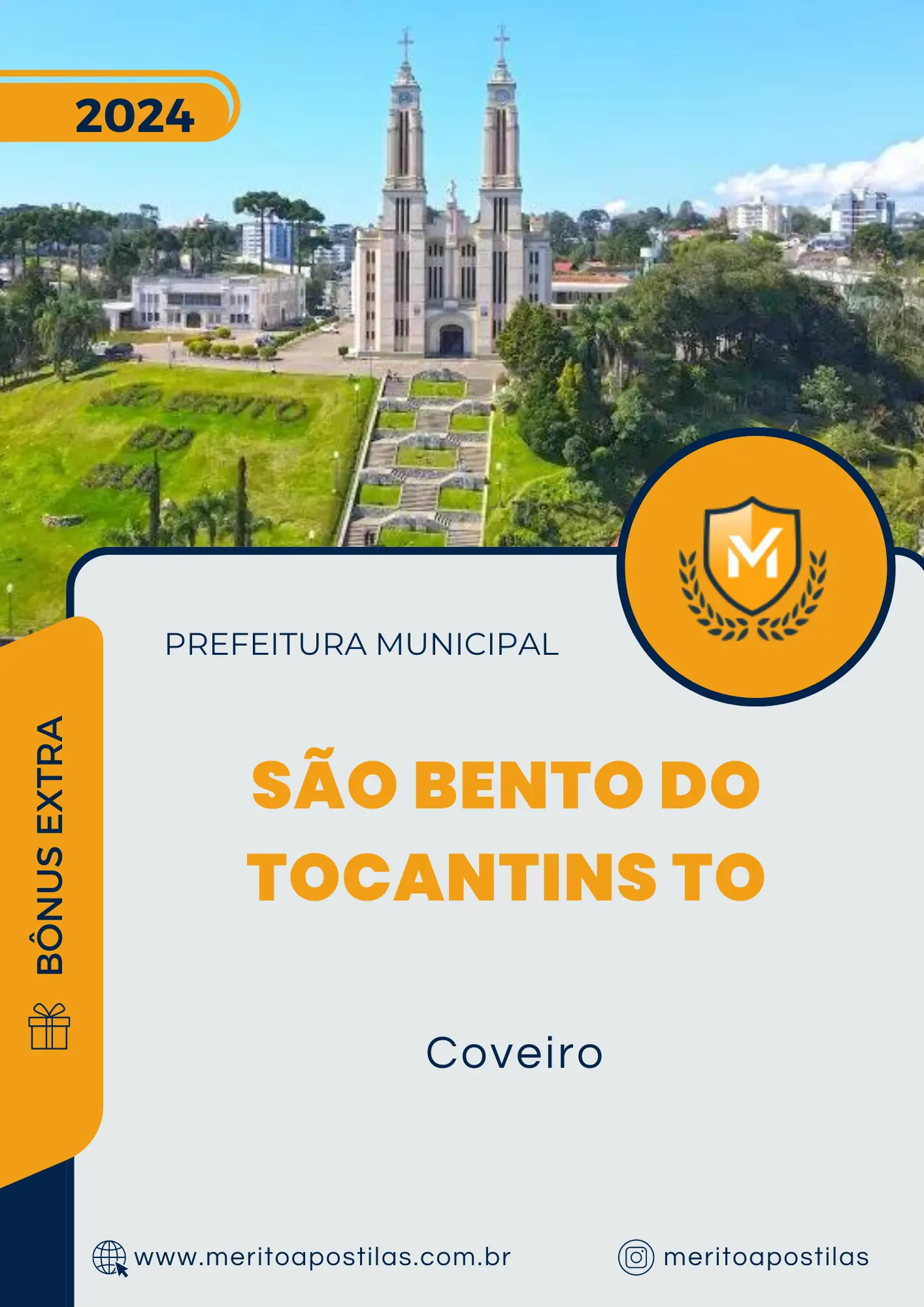 Apostila Coveiro Prefeitura de São Bento do Tocantins TO 2024