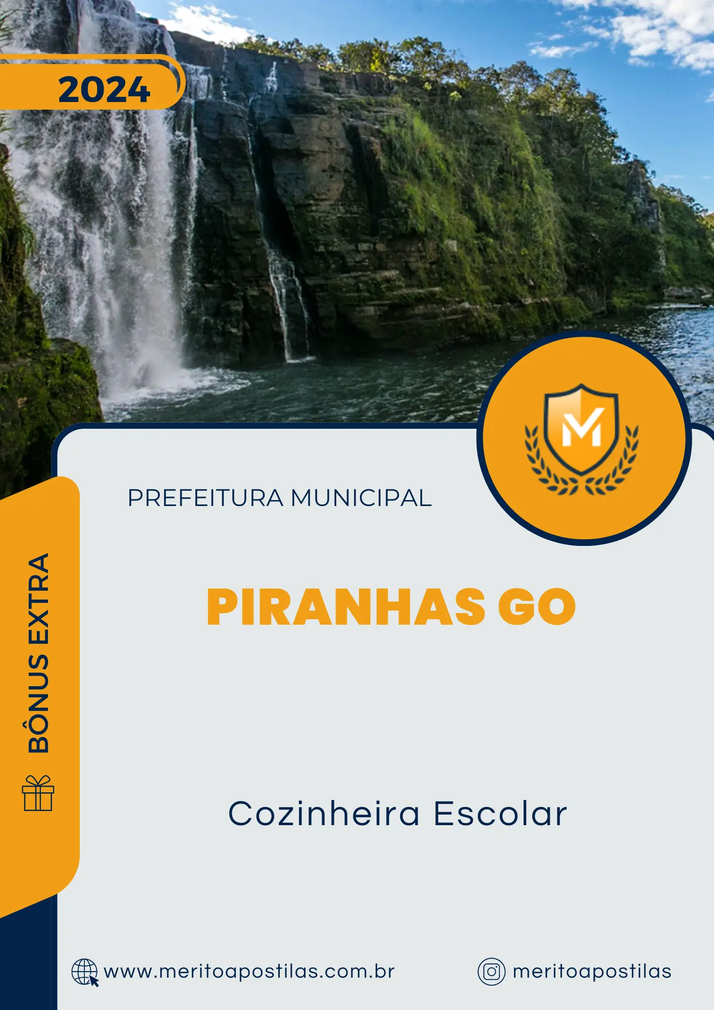 Apostila Cozinheira Escolar Prefeitura de Piranhas GO 2024