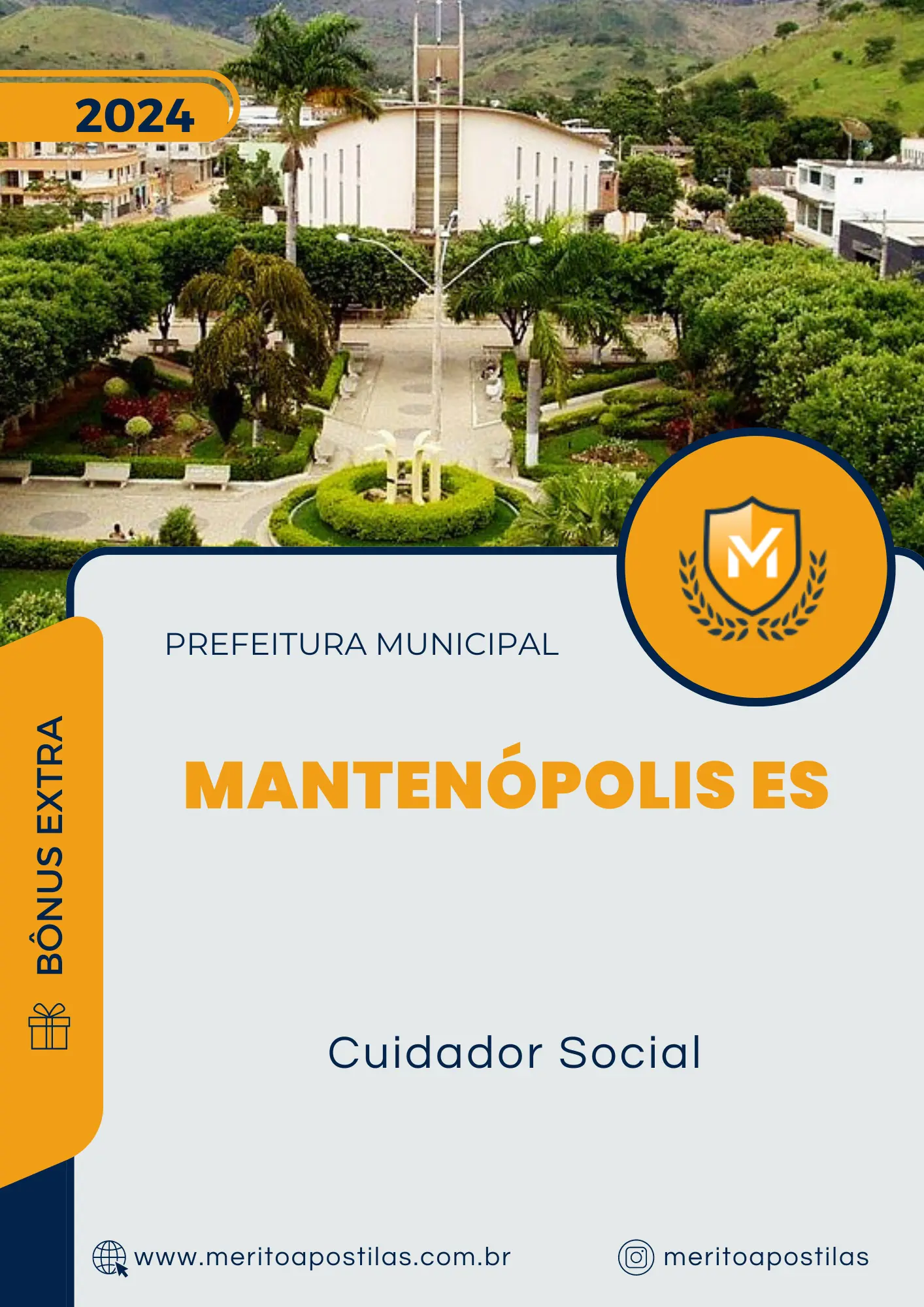 Apostila Cuidador Social Prefeitura de Mantenópolis ES 2024