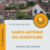 Apostila Monitor De Creche Prefeitura de Santo Antônio do Jacinto MG 2024