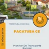 Apostila Monitor De Transporte Escolar Prefeitura de Pacatuba CE 2024