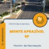 Apostila Monitor de Recreação Prefeitura de Monte Aprazível SP 2024