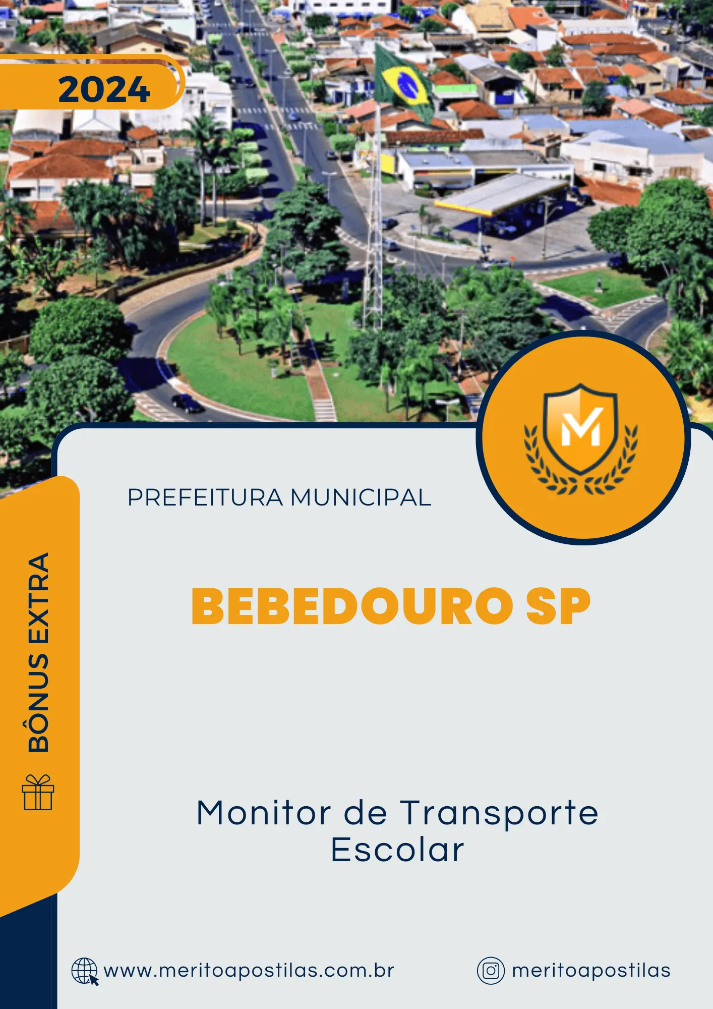 Apostila Monitor de Transporte Escolar Prefeitura de Bebedouro SP 2024