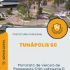 Apostila Motorista de Veículo de Passageiro CNH categoria D Prefeitura de Tunápolis SC 2024