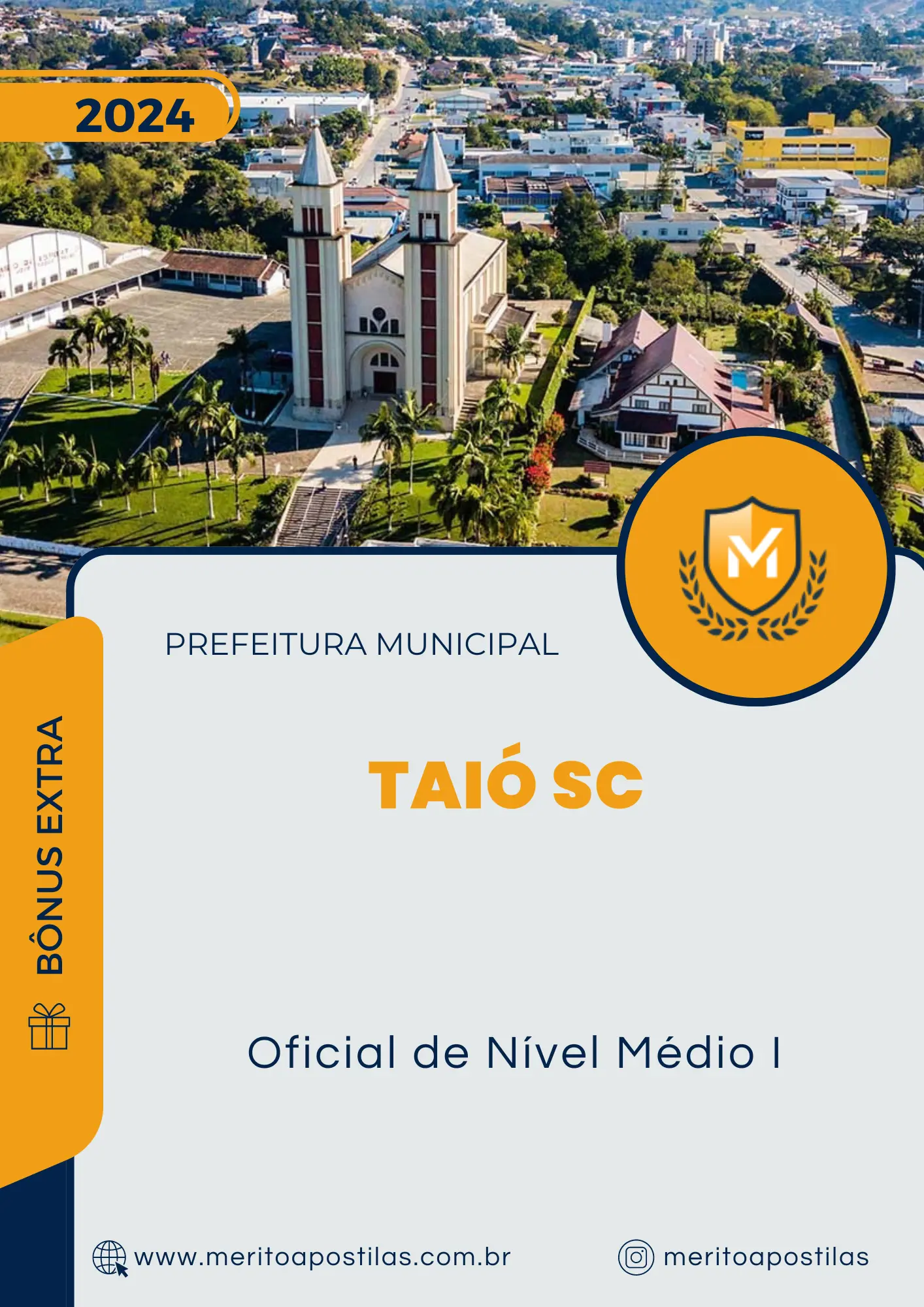 Apostila Oficial de Nível Médio I Prefeitura de Taió SC 2024