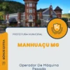 Apostila Operador De Máquina Pesada Prefeitura de Manhuaçu MG 2024