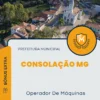 Apostila Operador De Máquinas Prefeitura de Consolação MG 2024