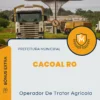 Apostila Operador De Trator Agrícola Prefeitura de Cacoal RO 2024
