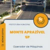 Apostila Operador de Máquinas Prefeitura de Monte Aprazível SP 2024