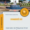 Apostila Operador de Máquinas Nível I Prefeitura de Iomerê SC 2024