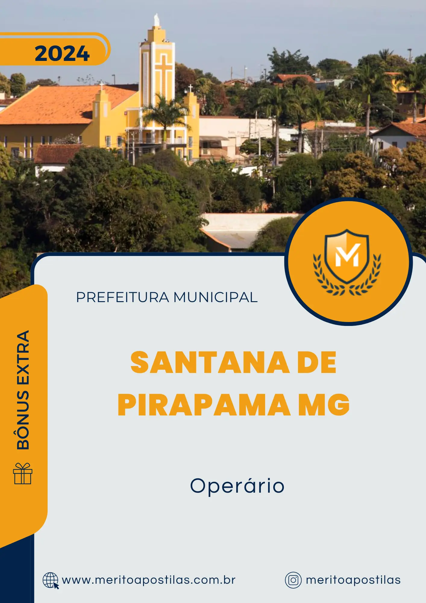 Apostila Operário Prefeitura de Santana de Pirapama MG 2024